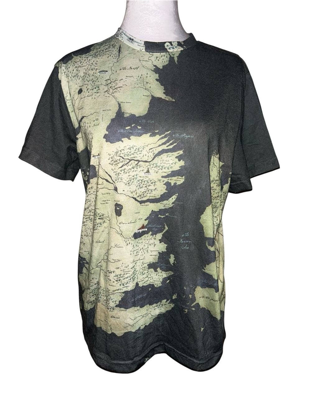 Vintage Unisex 2015 HBO Games of Thrones Map of Westeros & Essos